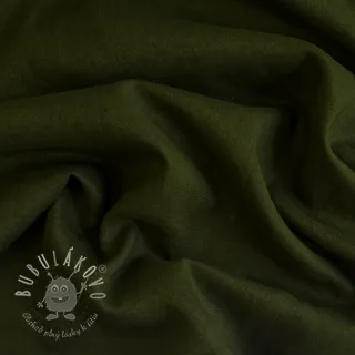 Ľan predpraný 170 g army green