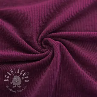 Menčester 6W WASHED STRETCH aubergine