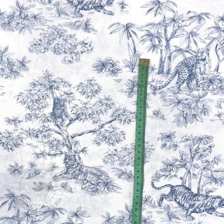 Bavlnená látka Acajou blue PERCALE
