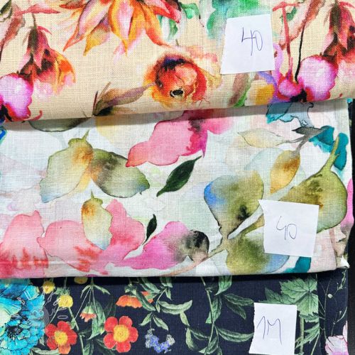 Balík látok ľan s bavlnou 057