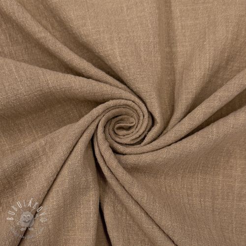 Bavlnená látka SLUB WASHED sand