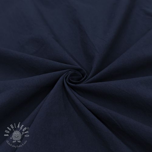 Bavlnená látka WASHED navy