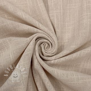 Bavlnená látka SLUB WASHED beige