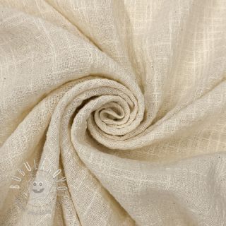 Bavlnená látka SLUB WASHED SIMPLY NATURAL