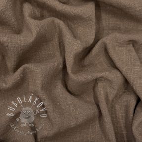 Bavlnená látka SLUB WASHED taupe