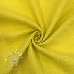 Dvojitá gázovina/mušelín banana ORGANIC