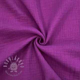 Dvojitá gázovina/mušelín cyclaam ORGANIC