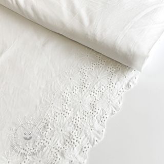 Madeira embroidery Meike 1-side border white