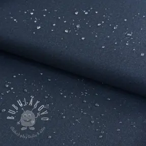 Látka na pršiplášť DENIM navy
