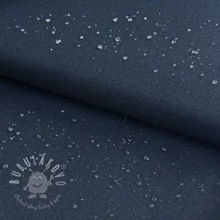 Látka na pršiplášť DENIM navy