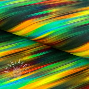 Úplet Funky rainbow colours design D digital print