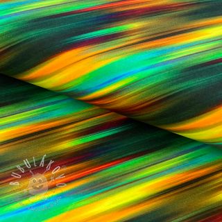 Úplet Funky rainbow colours design D digital print