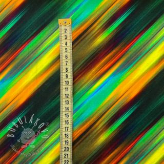 Úplet Funky rainbow colours design D digital print