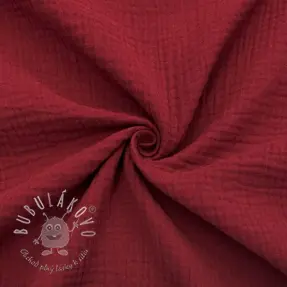 Dvojitá gázovina/mušelín wine ORGANIC