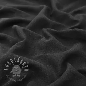 Ľan predpraný STONEWASHED PREMIUM black