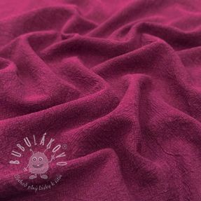 Ľan predpraný STONEWASHED PREMIUM bordeaux