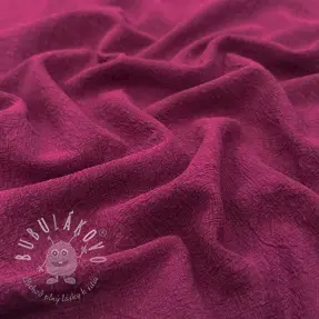 Ľan predpraný STONEWASHED PREMIUM bordeaux