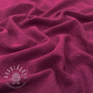 Ľan predpraný STONEWASHED PREMIUM bordeaux