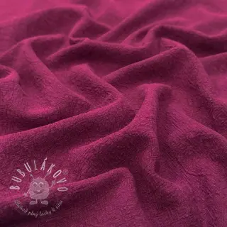Ľan predpraný STONEWASHED PREMIUM bordeaux