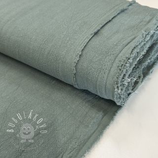 Ľan predpraný STONEWASHED PREMIUM dark mint
