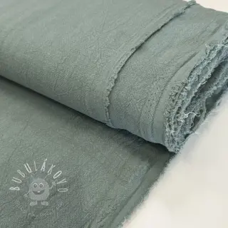 Ľan predpraný STONEWASHED PREMIUM dark mint