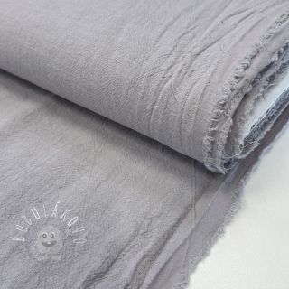 Ľan predpraný STONEWASHED PREMIUM light grey