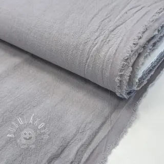 Ľan predpraný STONEWASHED PREMIUM light grey