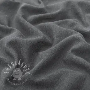 Ľan predpraný STONEWASHED PREMIUM dark grey
