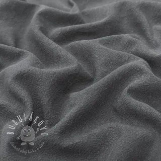 Ľan predpraný STONEWASHED PREMIUM dark grey