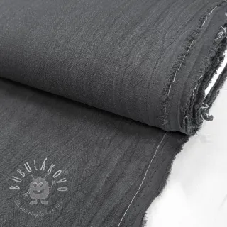 Ľan predpraný STONEWASHED PREMIUM dark grey