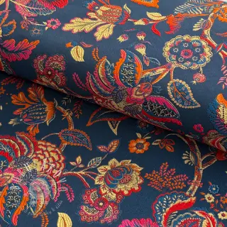 Dekoračná látka jacquard Inaya bleu