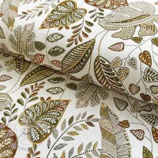 Dekoračná látka jacquard Euphoria blanc kaki