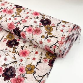 Viskóza RAYON POPLIN Flowy flowers design D digital print