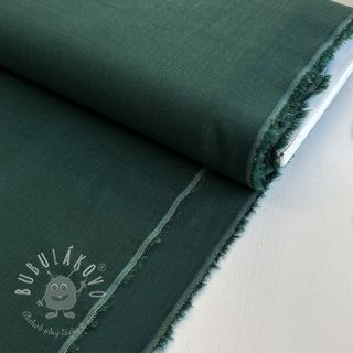 Viskóza s ľanom PREMIUM bottle green