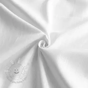 Viskóza s ľanom PREMIUM white