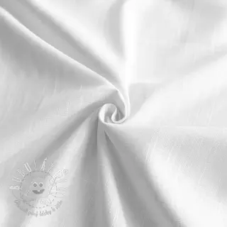 Viskóza s ľanom PREMIUM white