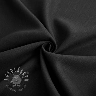Viskóza s ľanom PREMIUM black