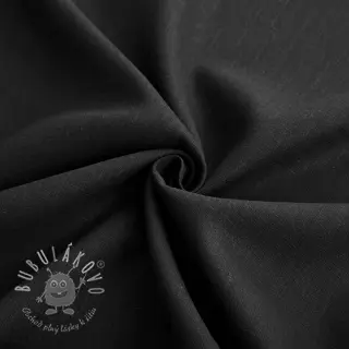 Viskóza s ľanom PREMIUM black