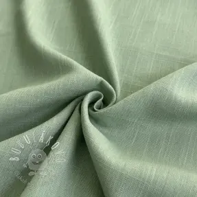 Viskóza s ľanom PREMIUM old green