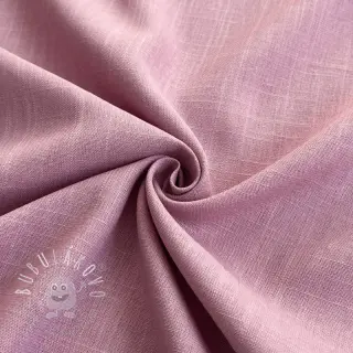 Viskóza s ľanom PREMIUM old pink