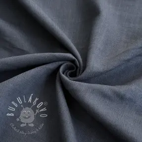 Viskóza s ľanom PREMIUM dark grey