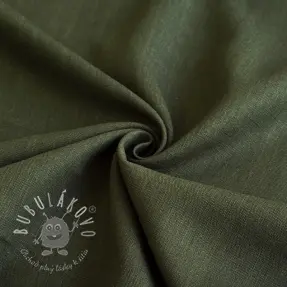 Viskóza s ľanom PREMIUM army