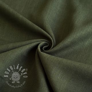 Viskóza s ľanom PREMIUM army