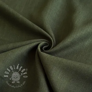Viskóza s ľanom PREMIUM army