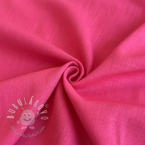 Viskóza s ľanom PREMIUM fuchsia