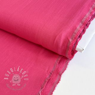 Viskóza s ľanom PREMIUM fuchsia