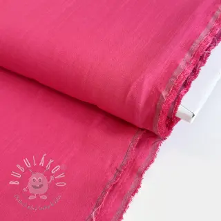 Viskóza s ľanom PREMIUM fuchsia