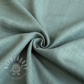 Viskóza s ľanom PREMIUM dark old green