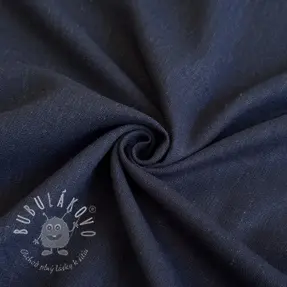 Viskóza s ľanom PREMIUM navy blue