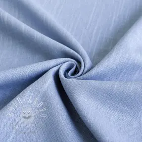 Viskóza s ľanom PREMIUM old blue